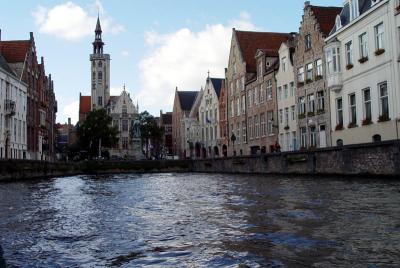 looking up towards Jan Van Eyck Plein