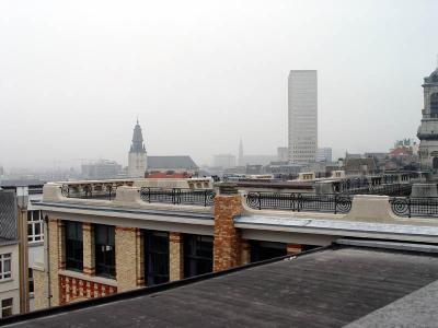highest point in Brussels (view was less than stellar due to fog)