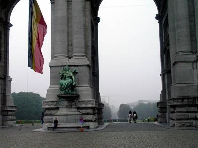 Mounted Police at the Triumphal Arch