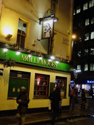 Molly Moggs (no real ale, so we didn't stay)