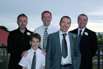 L-R - David, Little John, John Geoff and Roger