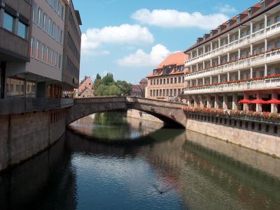 Pegnitz River looking West