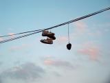 Shoes on Telephone Wire