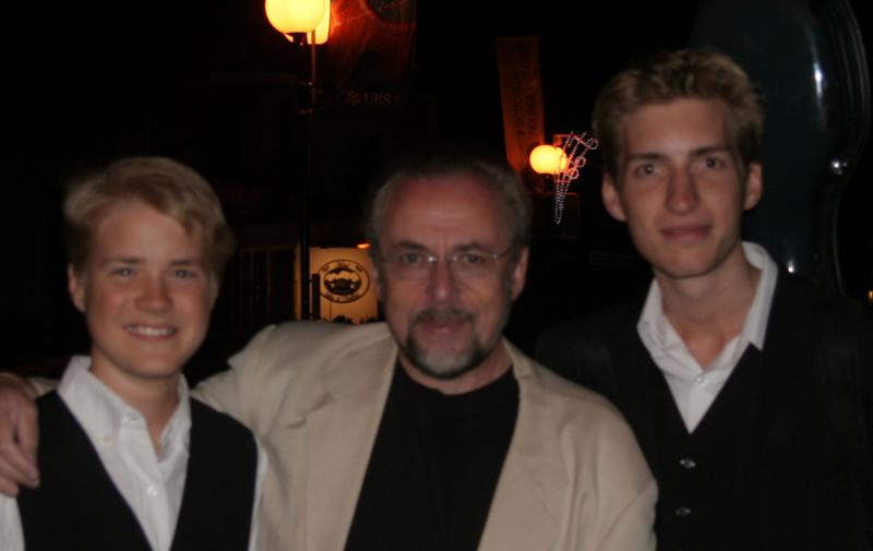 Boy on the left played the young virtuoso in Red Violin