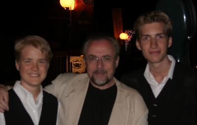 Boy on the left played the young virtuoso in Red Violin