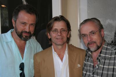 With Dmitry Sitkovetsky and Mikhail Baryshnikov