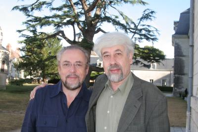 With old schoolmate Alexandre Satz