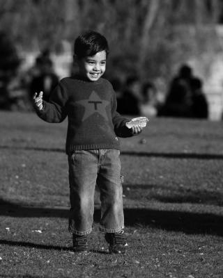 On His Toes