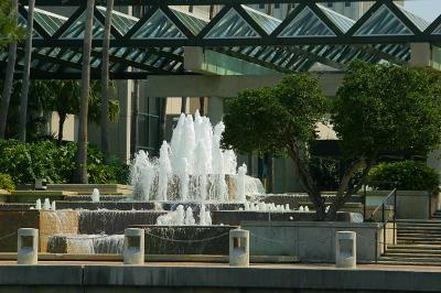 the Fountain at the Performing Arts Center