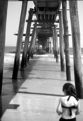 Dawn, Beach and the Pier - 1970's