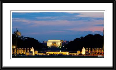 World War II Memorial and Lincoln Memorial-DC