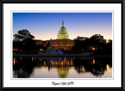 Sunrise in Washington, DC.