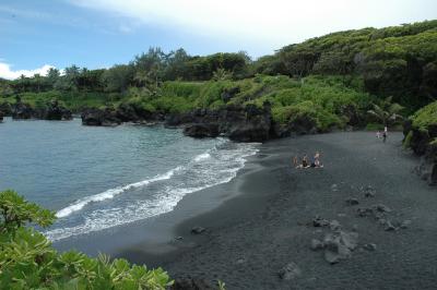 Wai'anapanapa Black Sand Beach