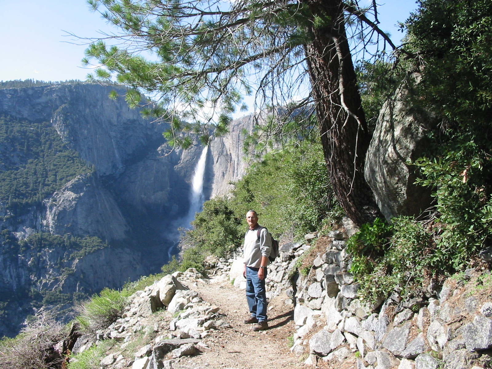 Me hiking in Yosemite, 2004