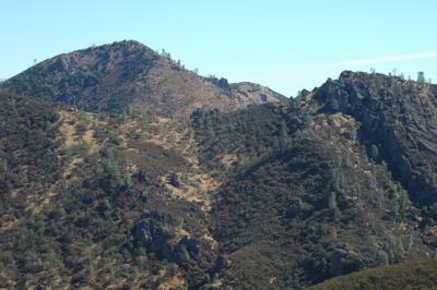 Peaks to the south