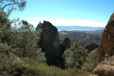 View to the west