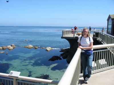 Annie at Monterey Bay Aquarium