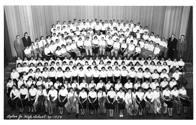 Aptos Band, Orchestra & Choirs, Spring 1954