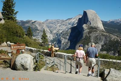 Fire Circle and rest area, Glacier Point