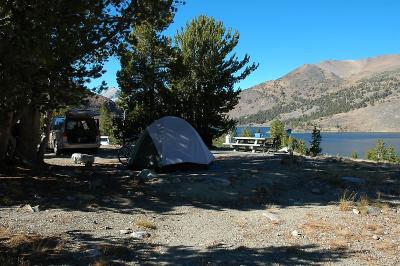 Saddlebag Lake campsite
