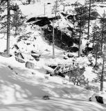 Footbridge above Yosemite Falls, 1970