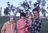 Phyllis, Pam,  Annie and Chris, April 1985