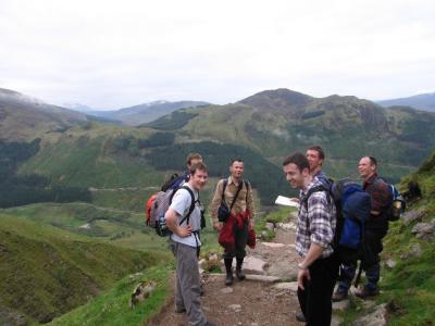 On the way down form the summit