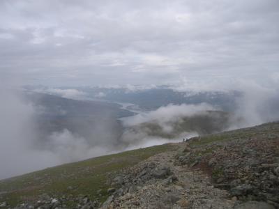 Above cloud cover