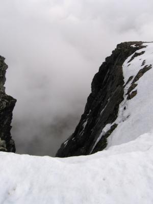 Cliff Face at the top of Ben Nevis