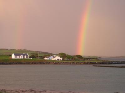 Rainbows over my house in Carrigart, Co. Donegal