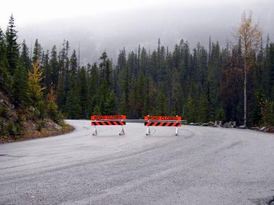Road to Takakkaw closed
