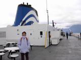 On the ferry