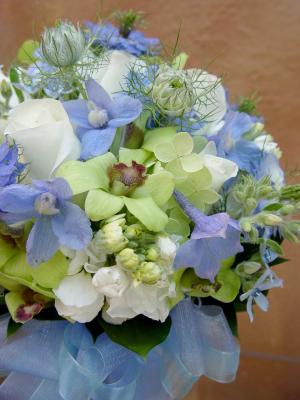 blue bouquet