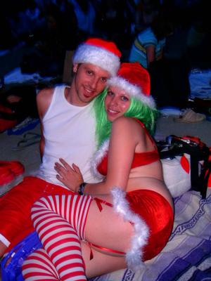 Santa McNipples & Santa's Pet