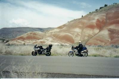 bikes at Painted Hills
