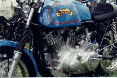 Norton frame with Vincent motor