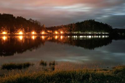 Furnas lagoon at dusk - S.Miguel