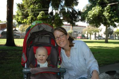 Mom and Will in the Park