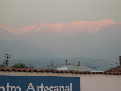 Sunset on the Andes