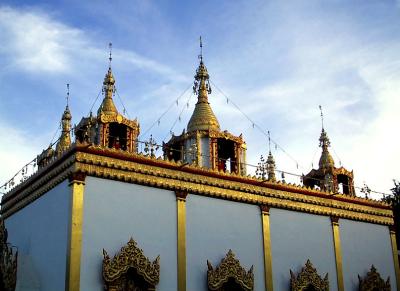 Top of a temple building