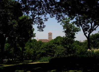 The Cloisters, seen from afar