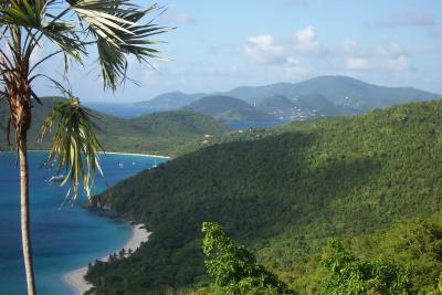 View From Cinnamon Bay Estate-Tortola