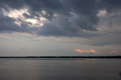 Clouds just before sunset June 12 2005