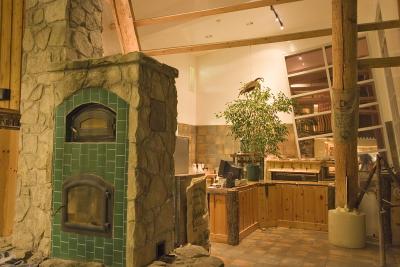 Stove and servery