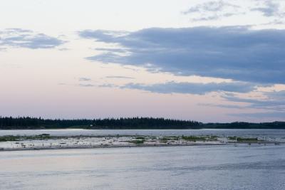 Sunset over the sandbar 2005 August 4