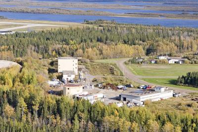 Operations area at former base