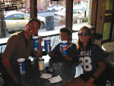 Us Eating Pizza, Sunshine/Reuben Again
