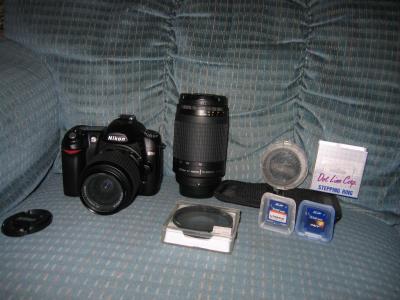 My Equipment as of Sept 2005 (Nikon D50)
