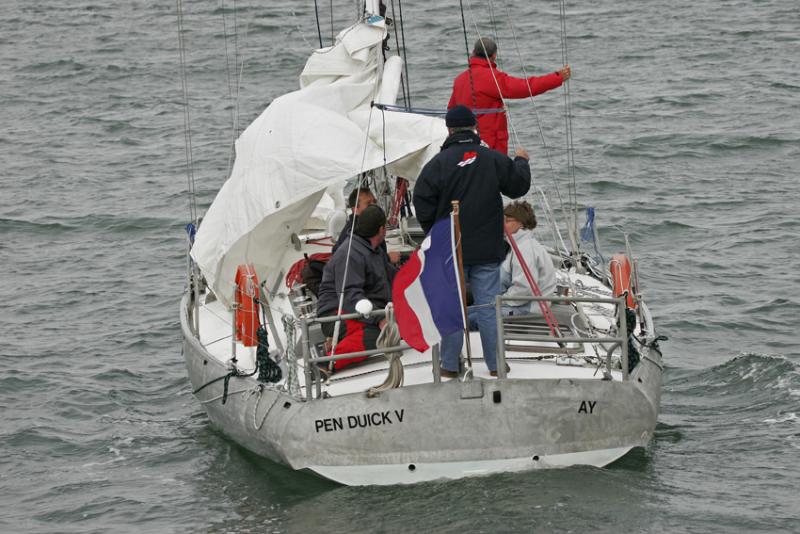 Pen Duick V pendant la Semaine du Golfe 2005