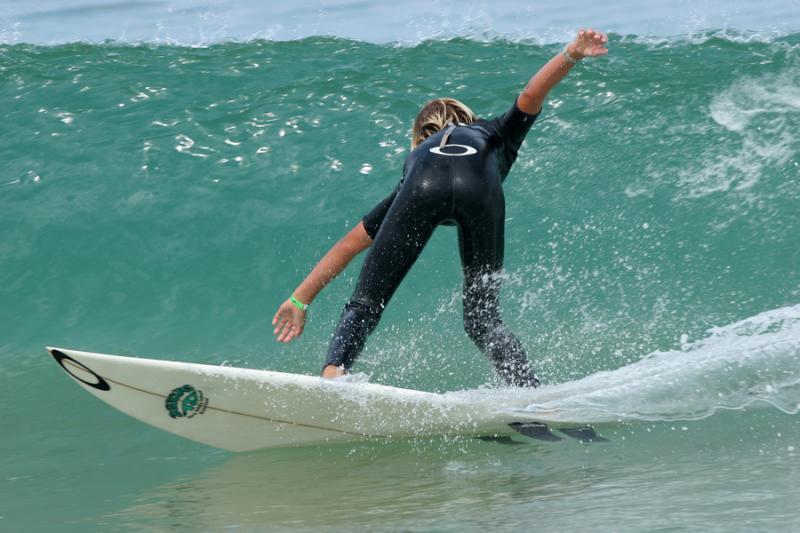 Compétitions de surf pro à Lacanau